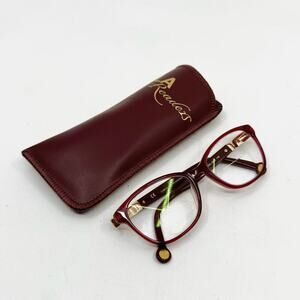 CAROLINA HERRERA VHE909K Red Glasses Frames